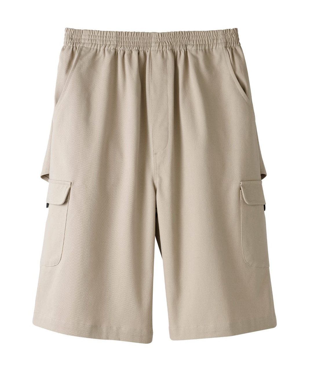 Silverts SV036 Senior Men's Open Back Adaptive Cargo Short Khaki, Size=XL, SV036-SV6-XL