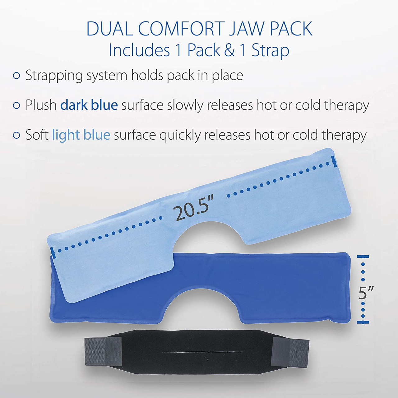 Core Products ACC-558-FC Dual Comfort CorPak Jaw Wrap
