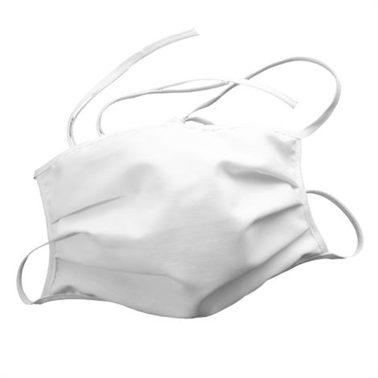 Core Products PRO-966-5PK Reusable Mask w/ Ties, Adult -OSFM, White