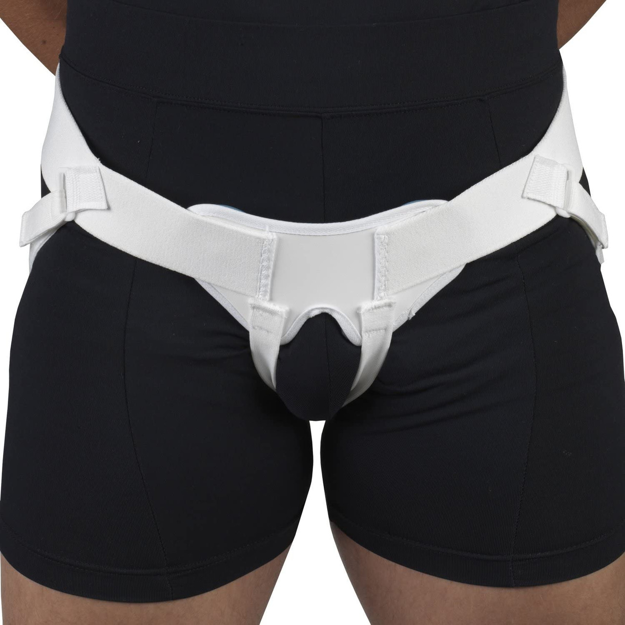 CMO WHITE DOUBLE HERNIA BELT - LARGE, 0118 WHI LG