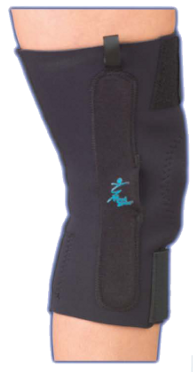 AKS KNEE SUPPORT WITH PLASTIC HINGES "COOLFLEX" - XS, 117101