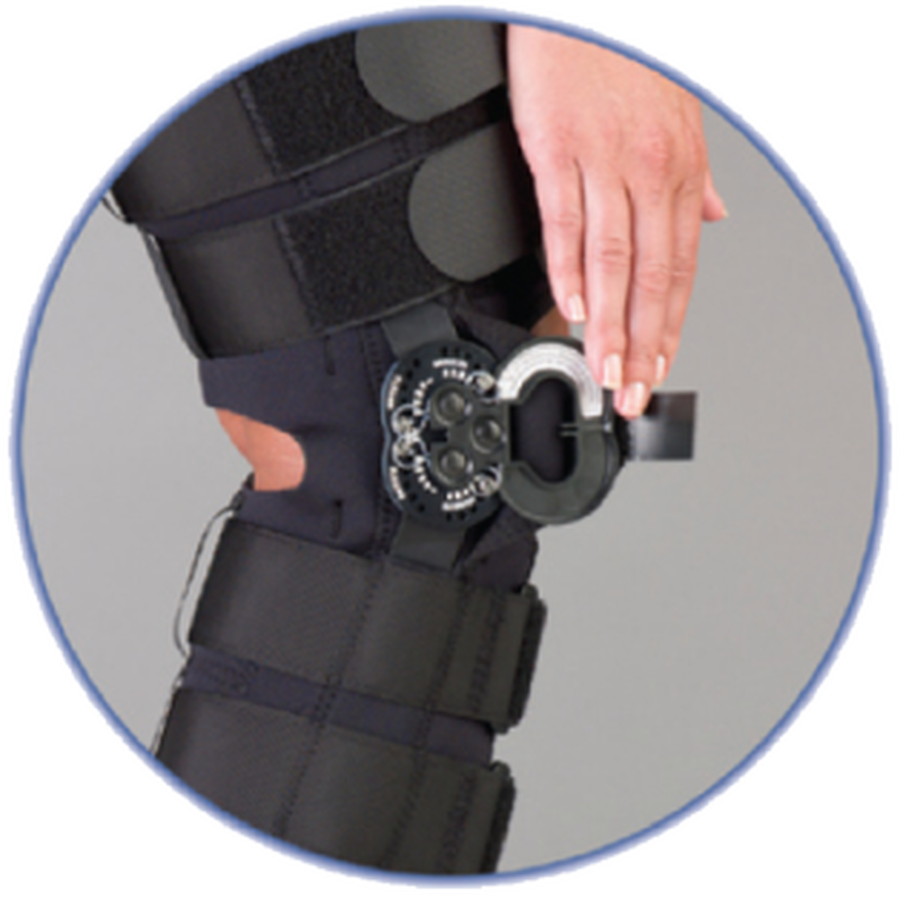 GRIPPER 12" HINGED KNEE WITH RANGE OF MOTION HINGES "COOLFL, 117174