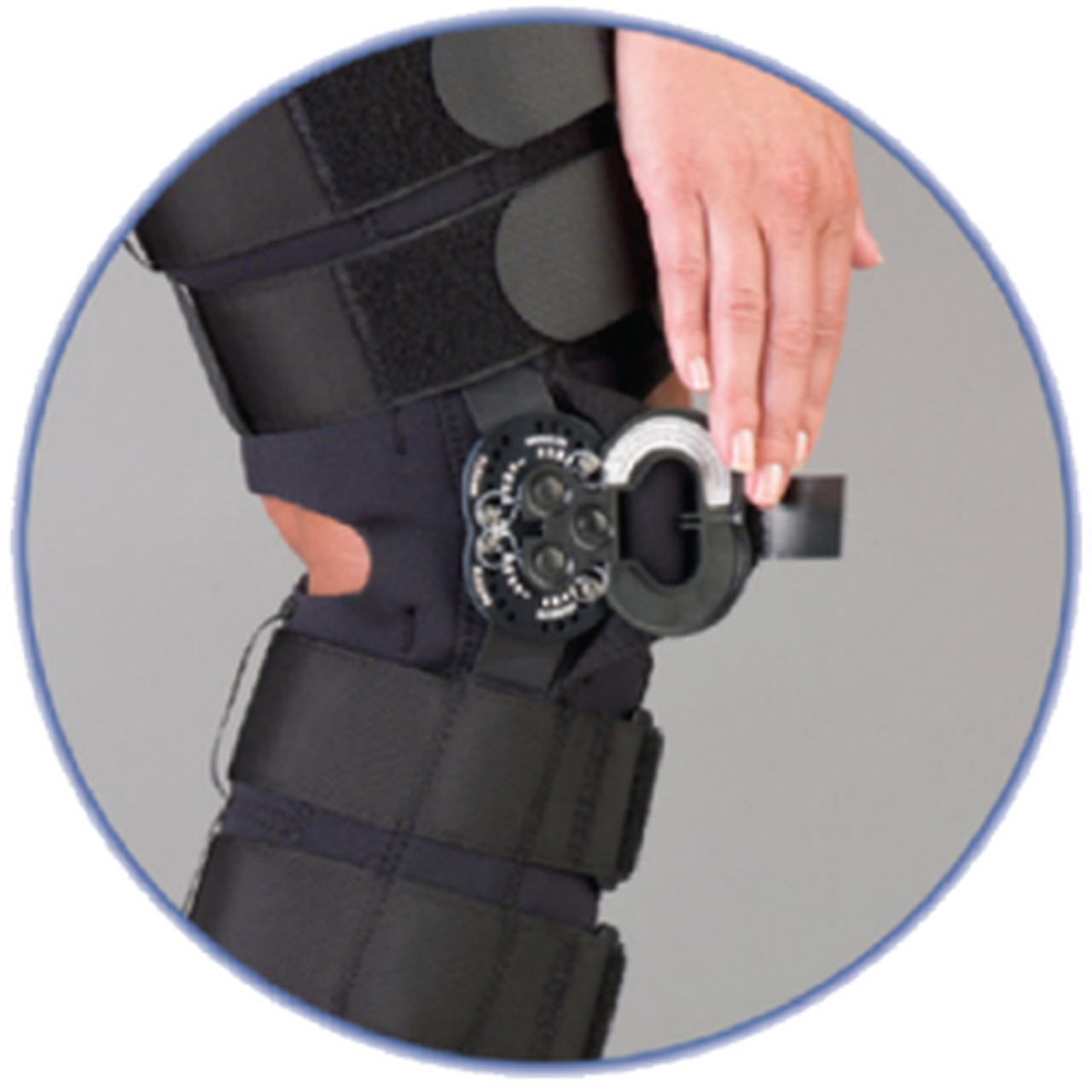 GRIPPER 12" HINGED KNEE WITH RANGE OF MOTION HINGES "COOLFL, 117175