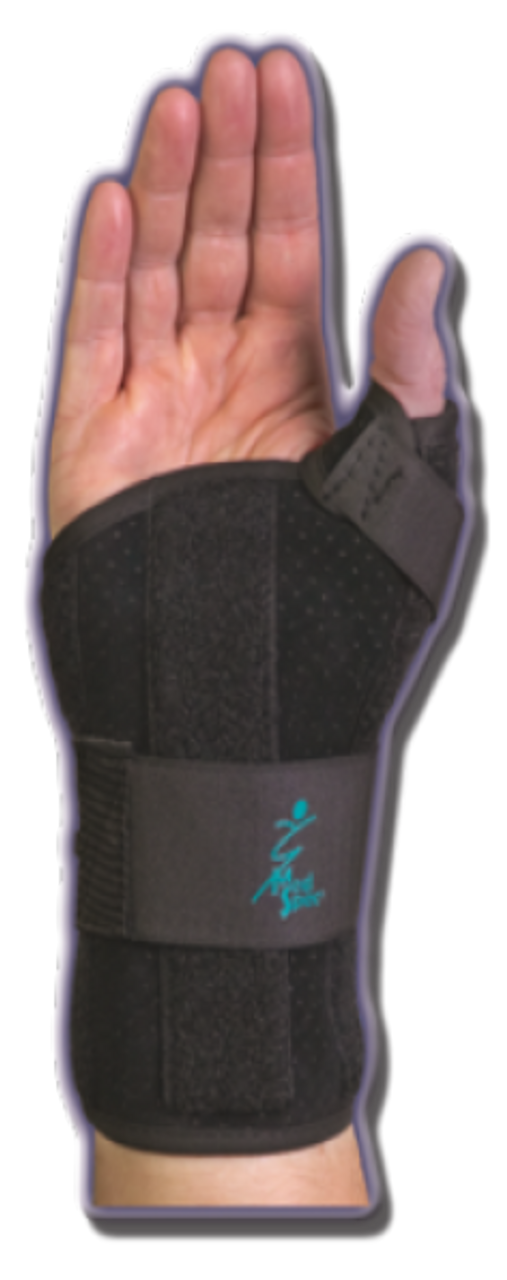 RYNO LACER WRIST/THUMB SHORT BLACK - LEFT UNIVERSAL, 223510