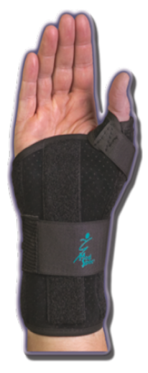 RYNO LACER WRIST/THUMB SHORT BLACK - RIGHT UNIVERSAL, 223511