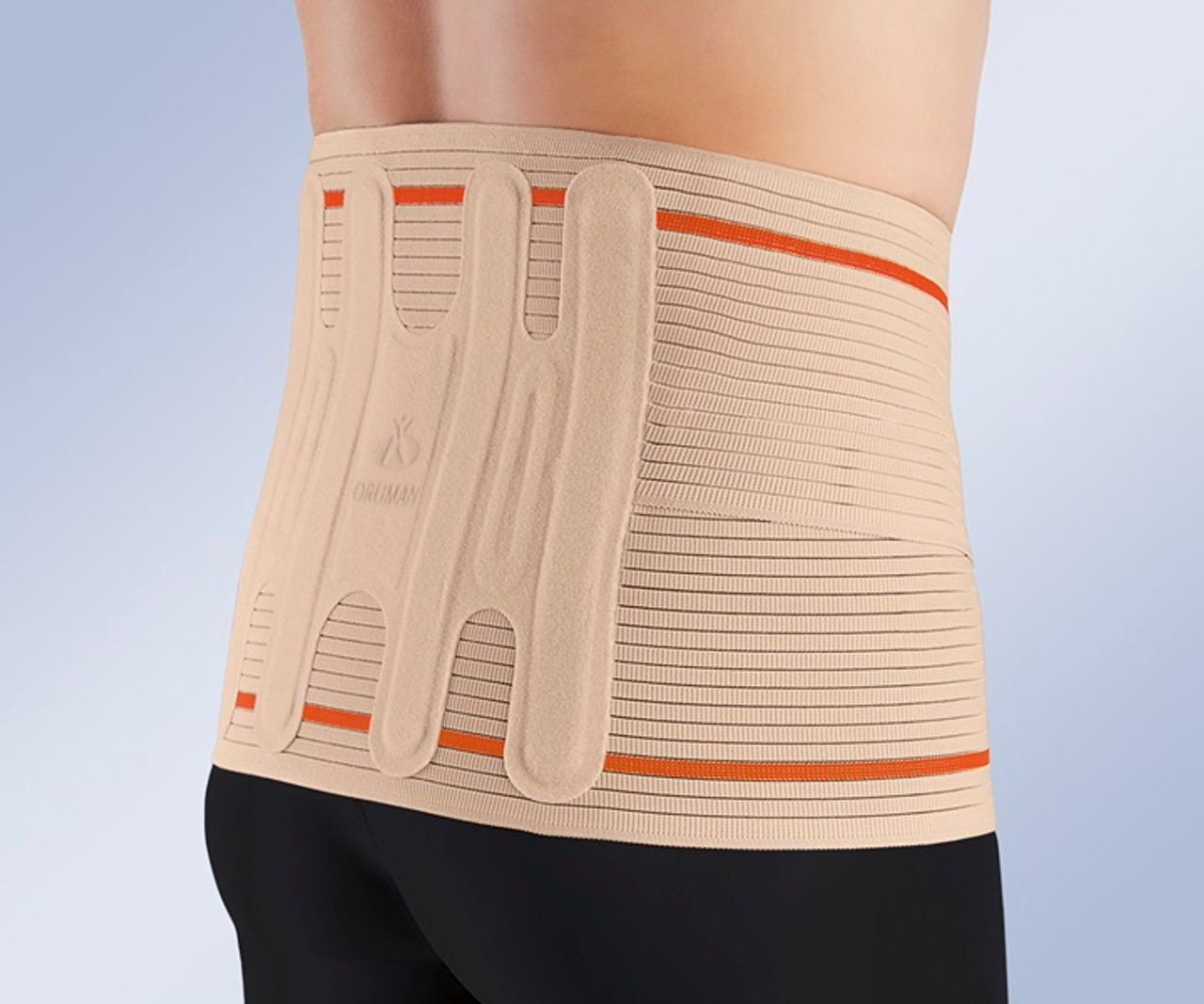 EV-200 EVOTEC SEMI-RIGID LUMBAR BEIGE BACK SUPPORT - SM/3, EV-200 SM