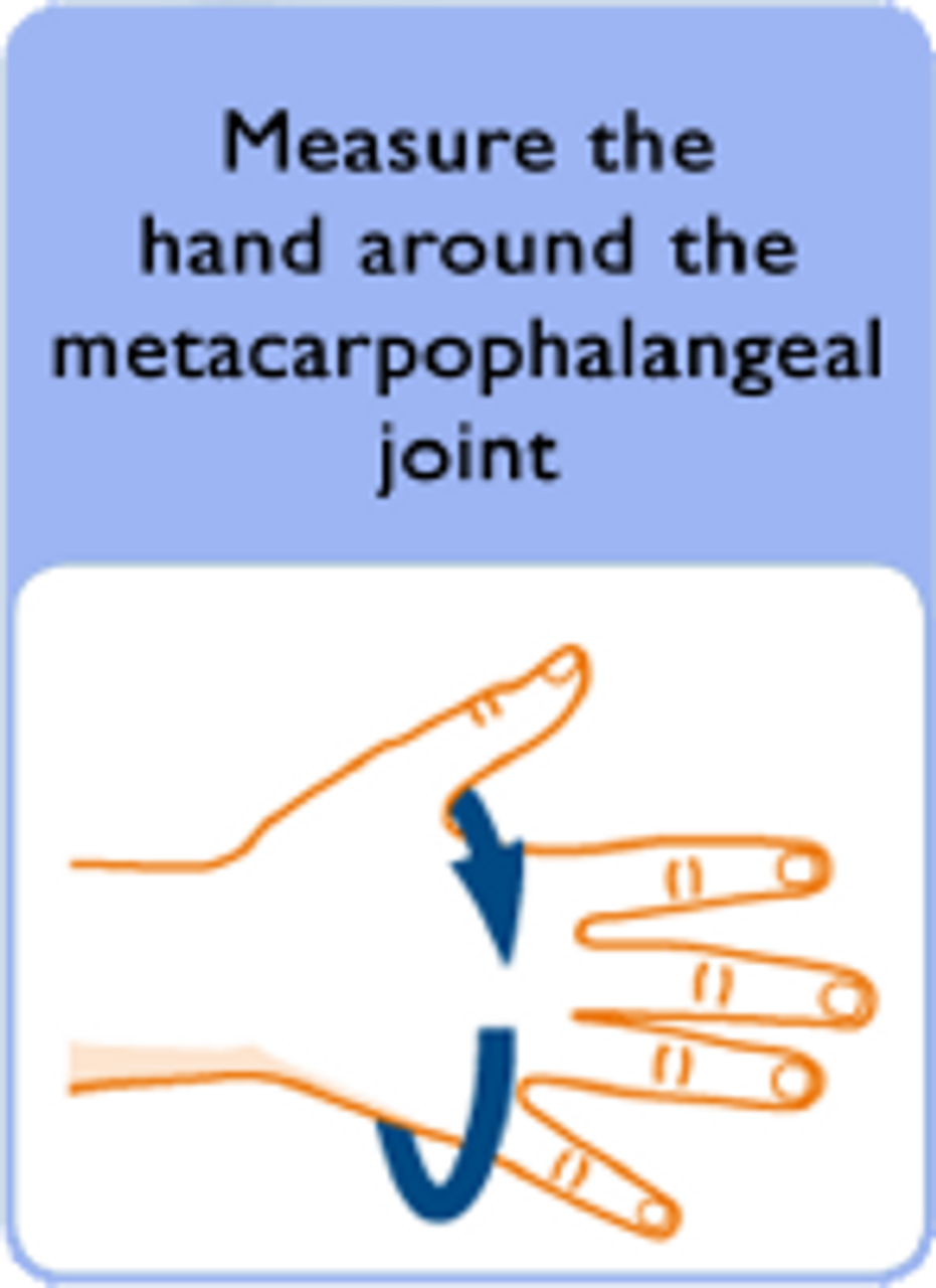 FINGER IMMOBILISING GLOVE SPLINT - LEFT SMALL/1, M710I-SM