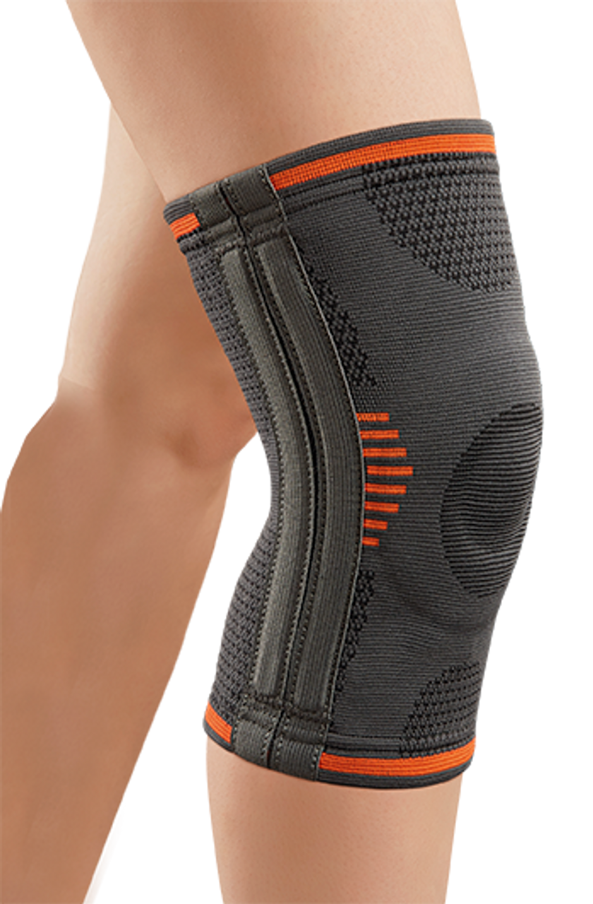 ELASTIC KNEE SUPPORT WITH LATERAL STABILISERS - SMALL/1, OS6211-SM