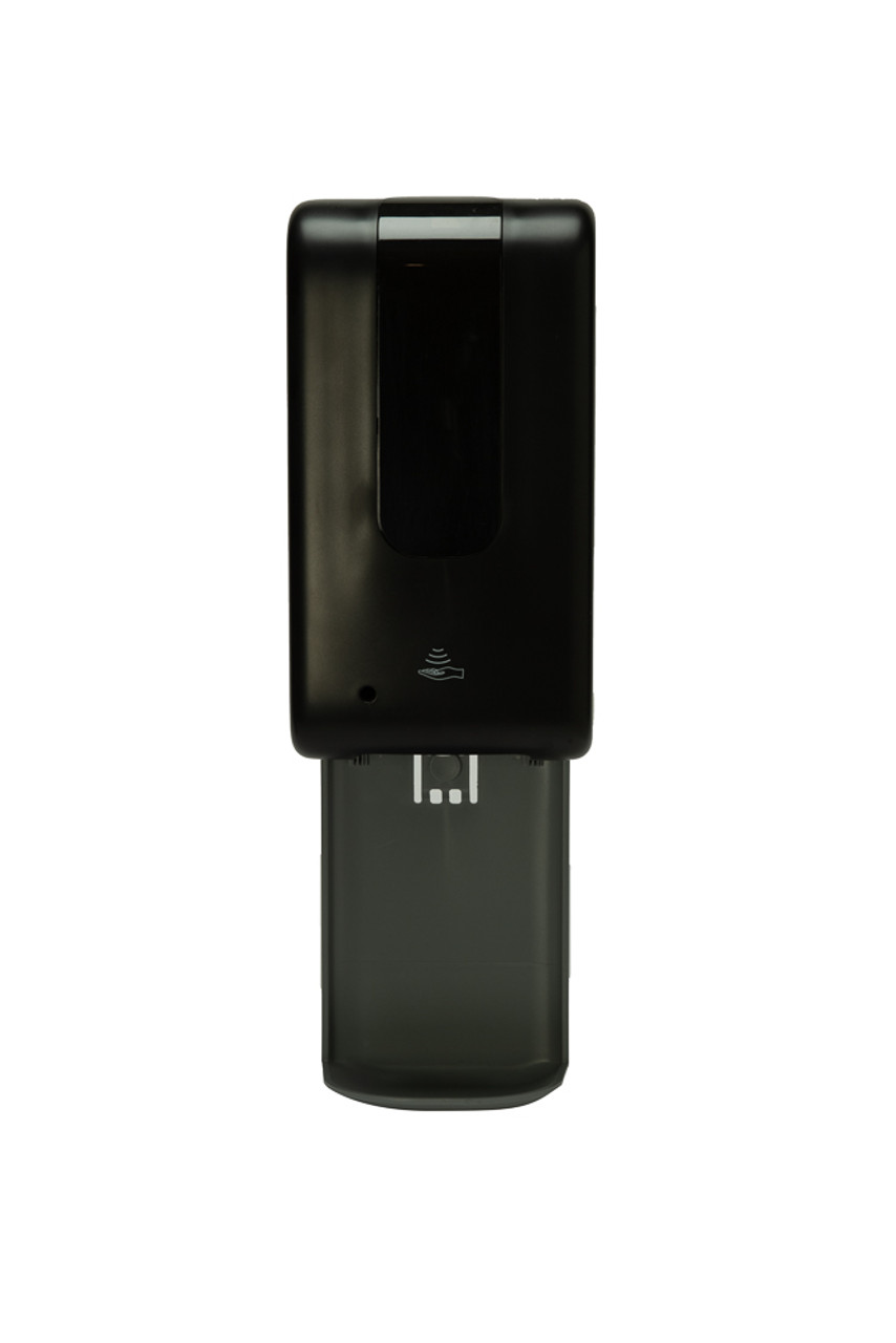 AD1200T Black Dispenser Liquid Spray Sanitizer with Drip Tray