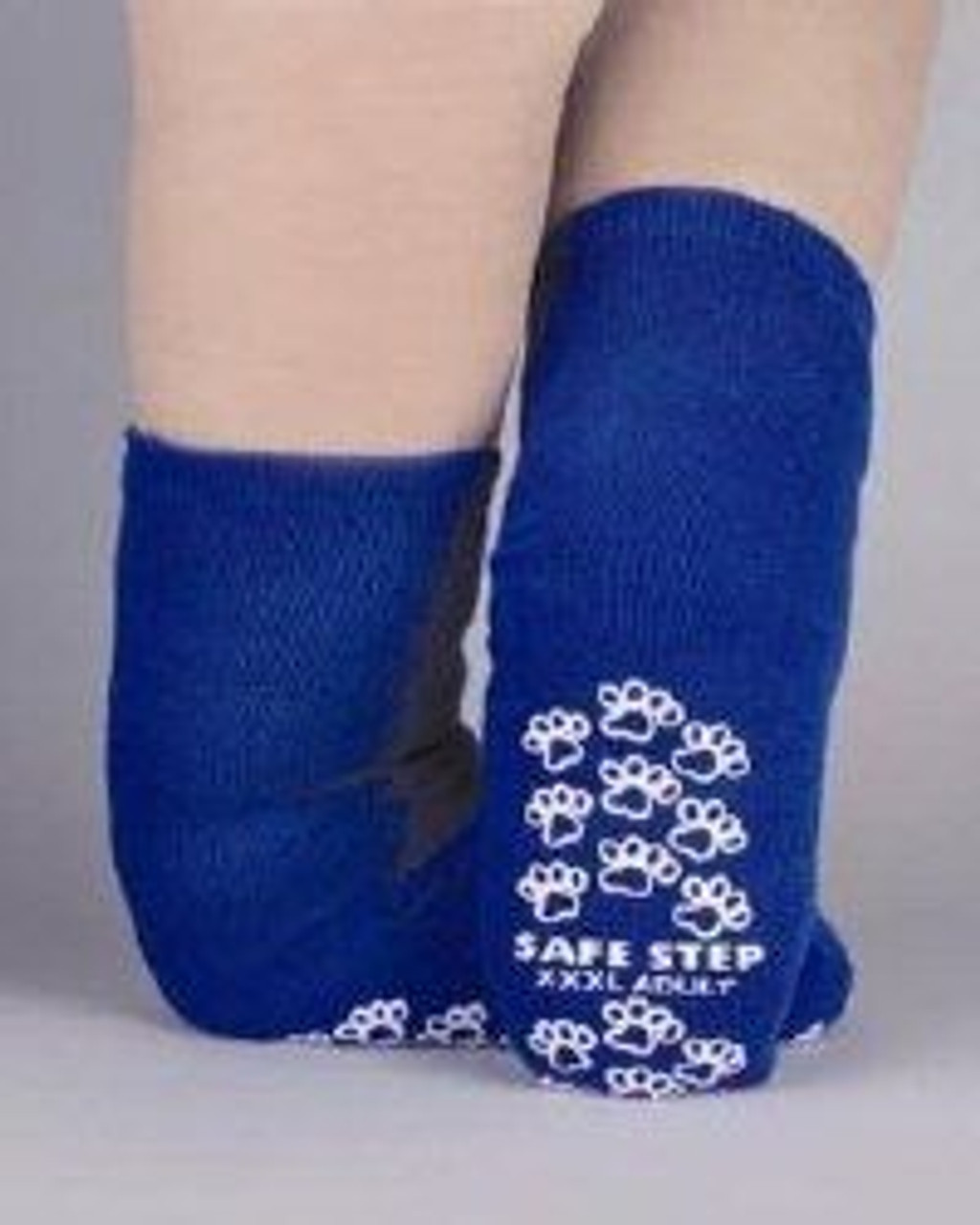 PillowPaws 1099-001 Terries Double Imprint Slipper Sock Royal Blue 3XL Adult Bariartic, 12xcase