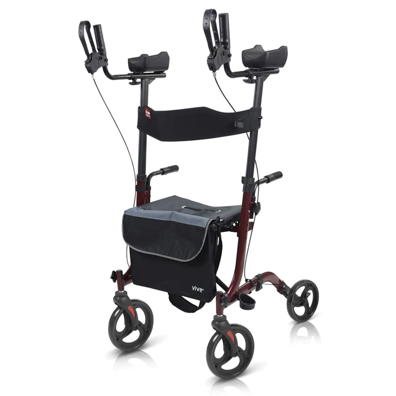 Vive Health MOB1033RED Upright Walker, Red