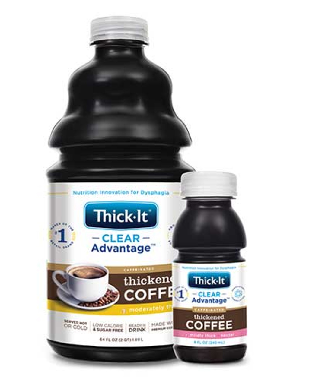 Thick-It B472 Clear Advantage Thickened Coffee Decaffeinated - Moderately Thick (Honey) 1.89L x 4 / case