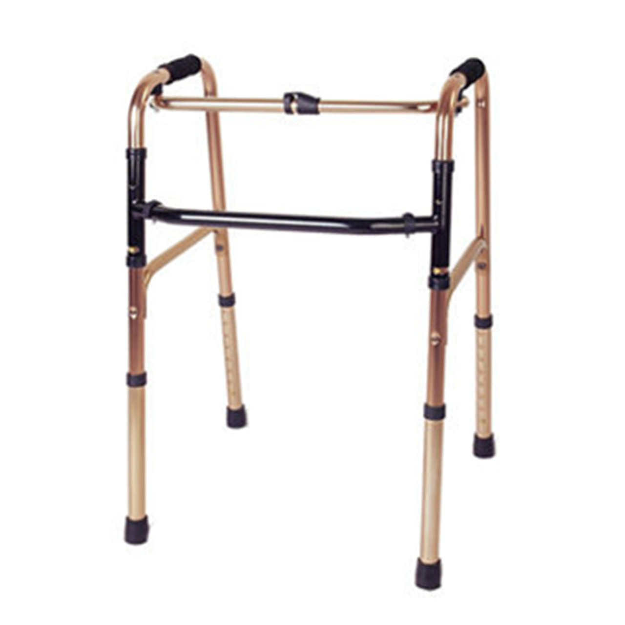 LifeSupply LSWA-3037LAFC Reciprocating Aluminum Walker, Bronze