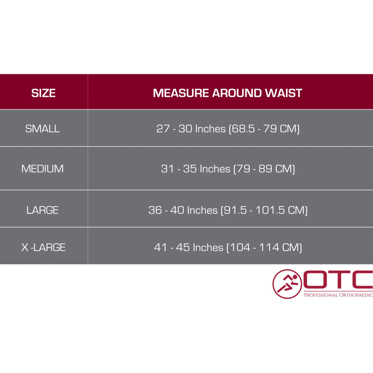 OTC 79020-M Angora Lower back warmer, unisex, white, Medium