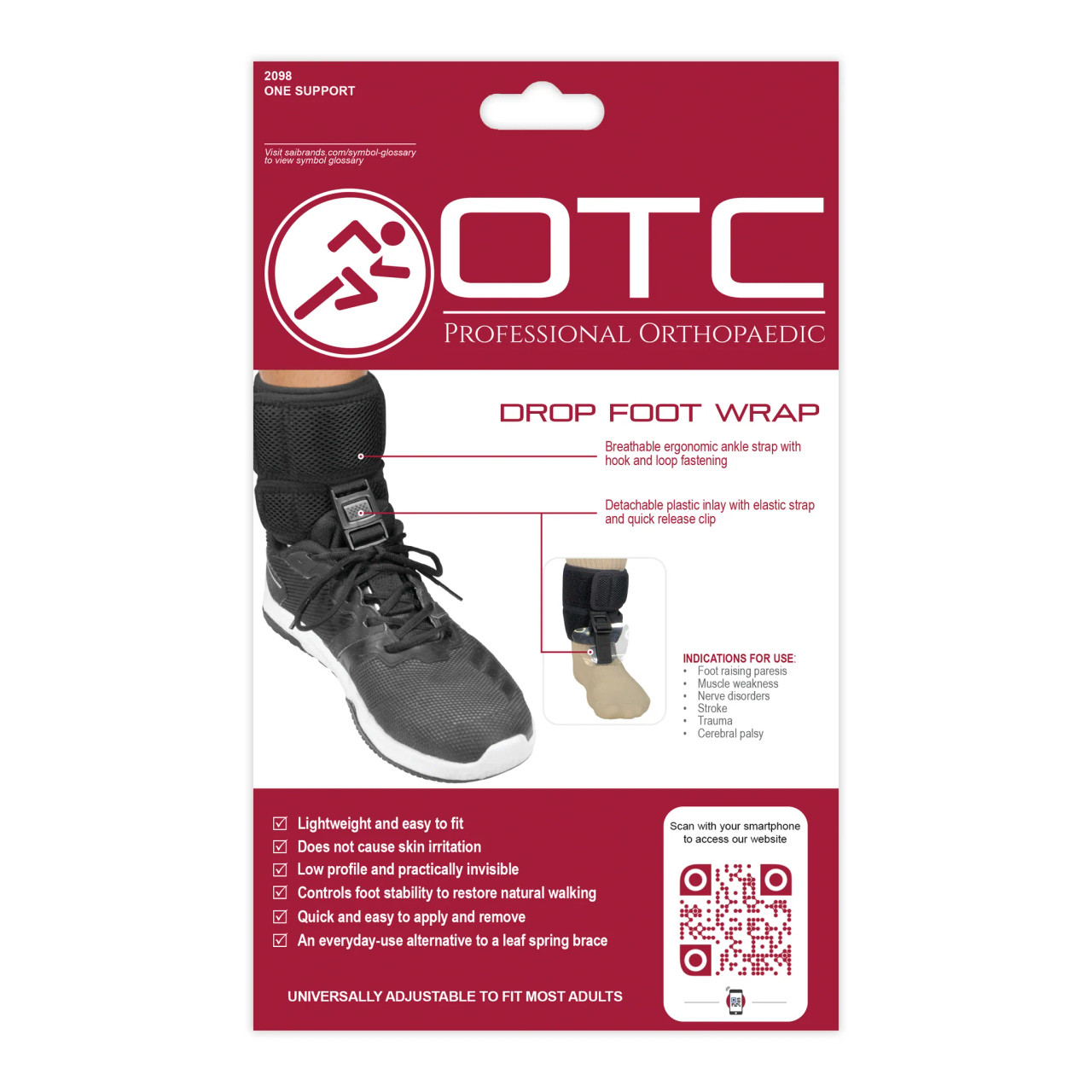 OTC 2098 DROP FOOT WRAP