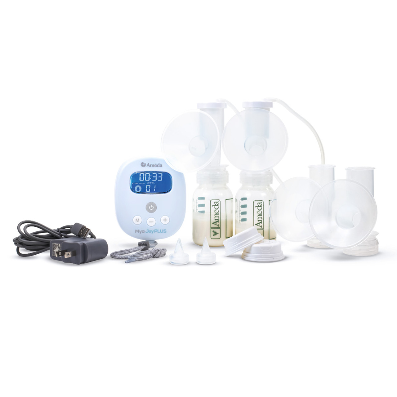 Double Electric Breast Pump Kit Ameda® Mya™ Joy Plus