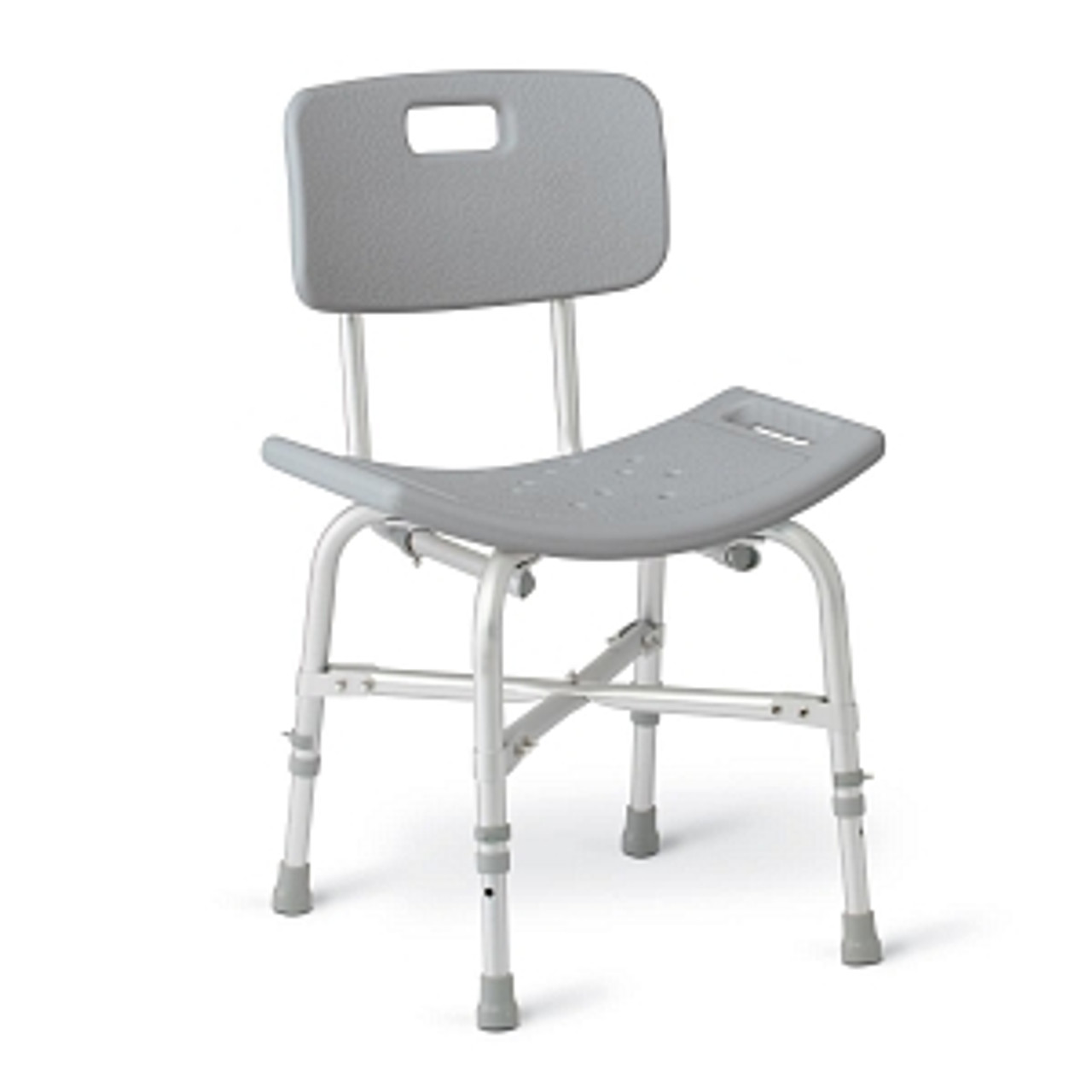 Bath bench for patients who have difficulty sitting in a standard bathtub or standing in the shower
Legs are height adjustable for a proper fit
650 lb. weight capacity
Does not come in retail packaging