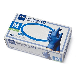 SENSICARE ICE NITRILE EXAM GLOVE PF M