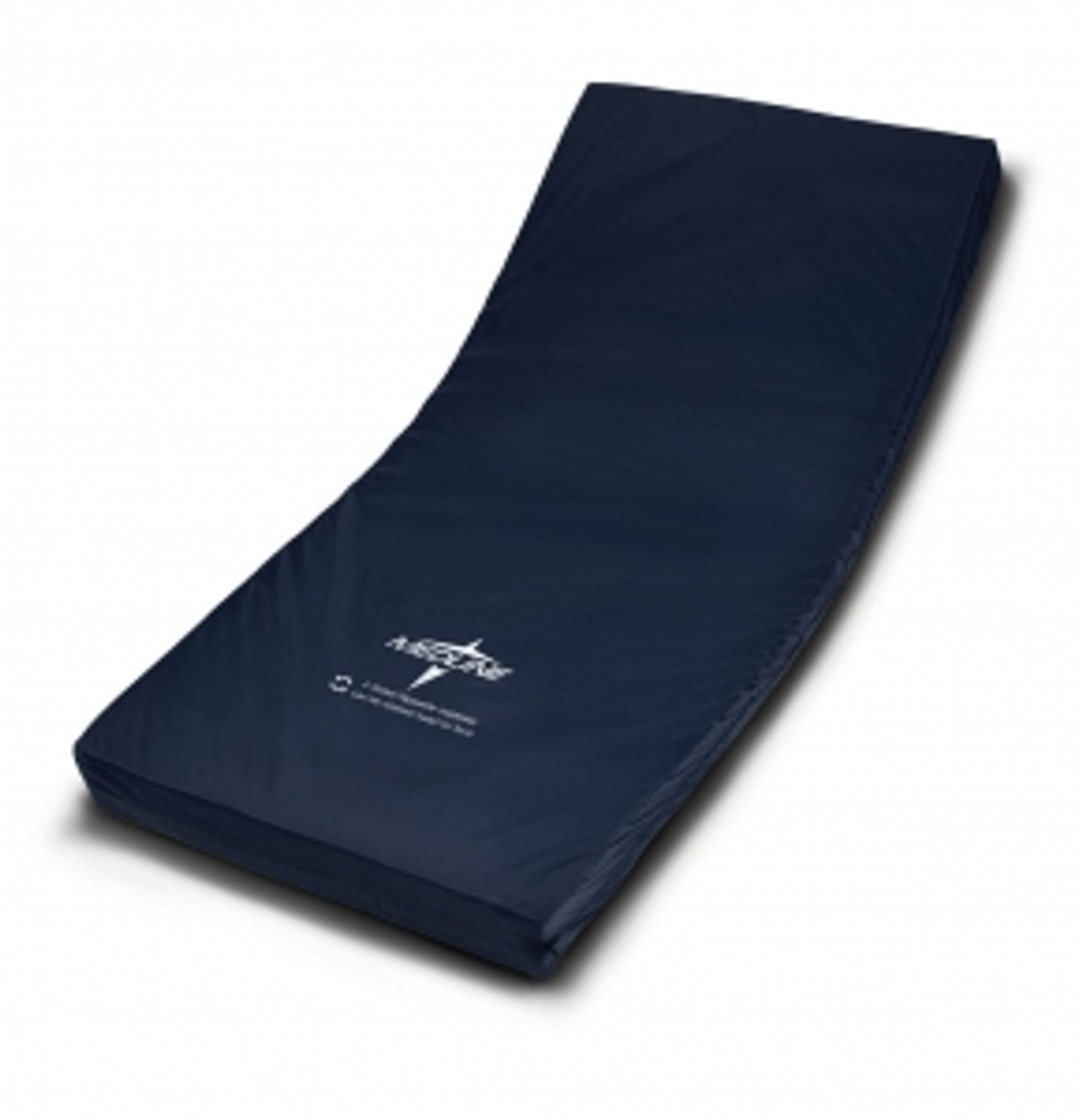 Comfortable high-density all-foam mattress provides effective pressure injury prevention and offers a therapeutic alternative to traditional home care innerspring mattresses
Nylon cover helps reduce shear and friction
Two-sided mattress can be flipped and rotated head to foot
Easy to store, carry, deliver and set up; just takes one person to open the box set up the mattress