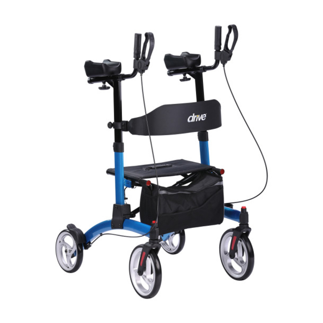 Drive Elevate Upright Walker blue