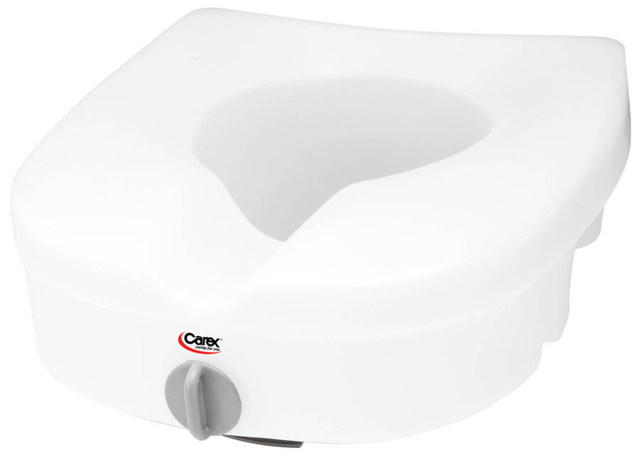 CAREX Carex E-Z Lock Raised Toilet Seat