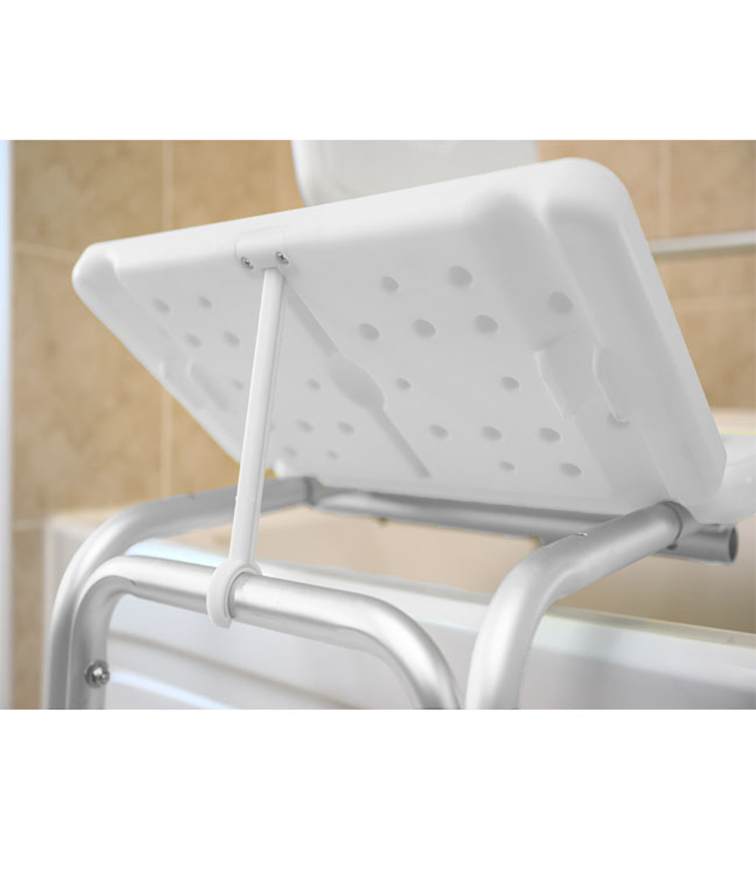 Transfer Bath Bench with Curtain Control: MHSBCS