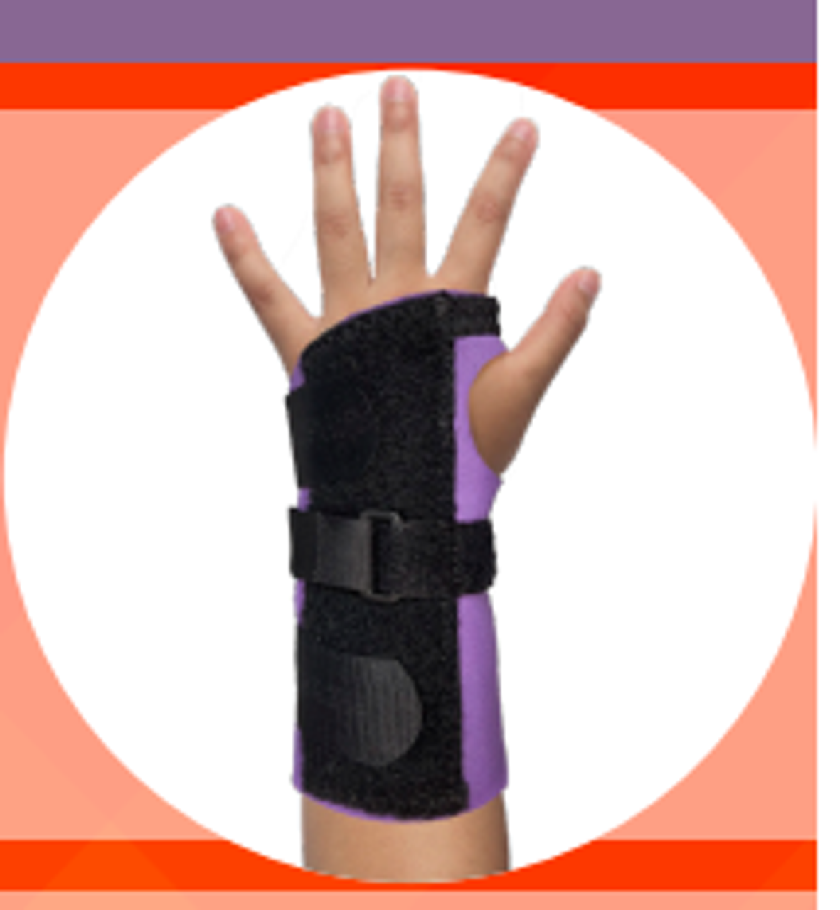 Ortho Pediatric Contoured Wrist Brace Medium