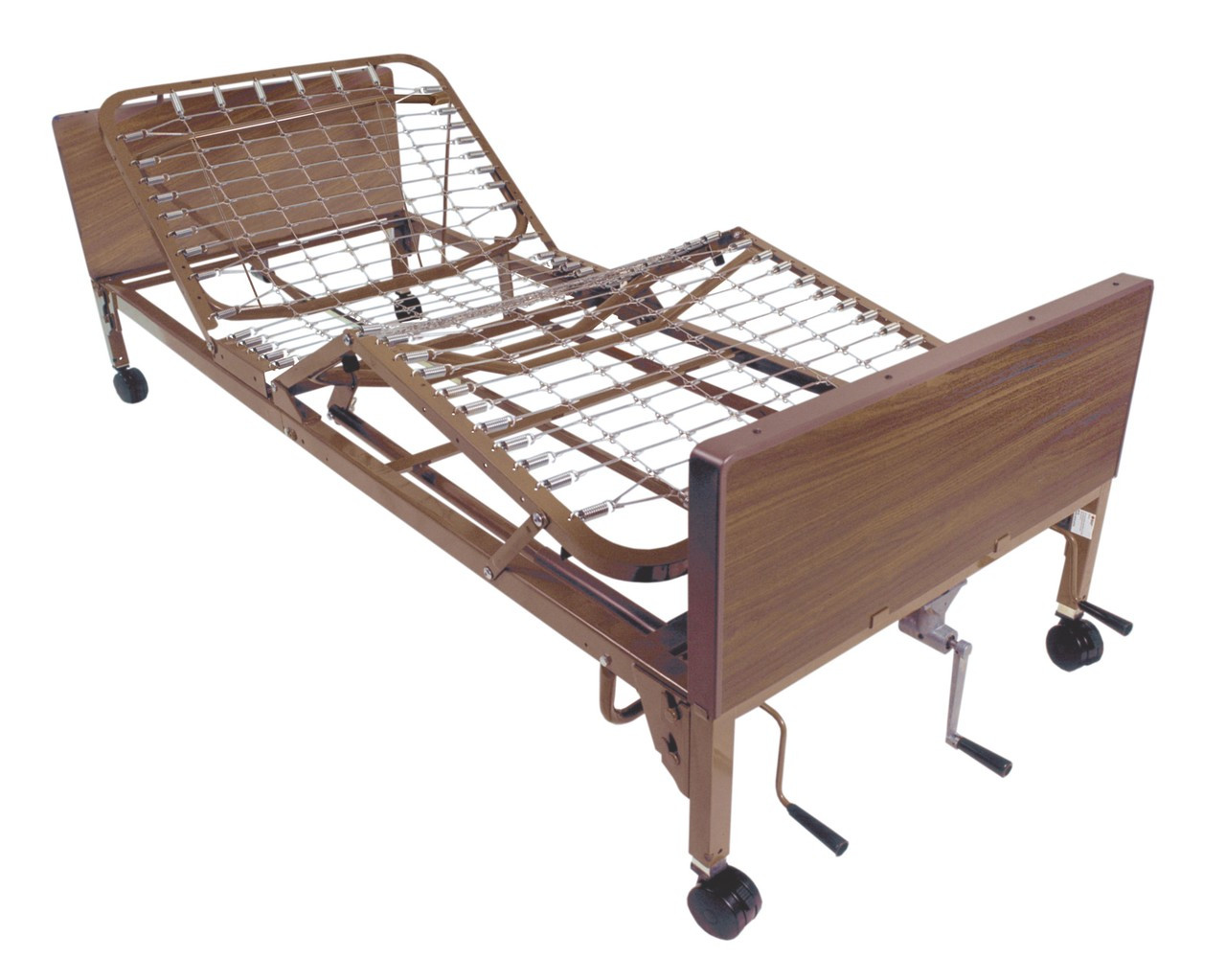 Drive 15003BV-HR Multi Height Manual Hospital Bed with Half Rails (15003BV-HR)