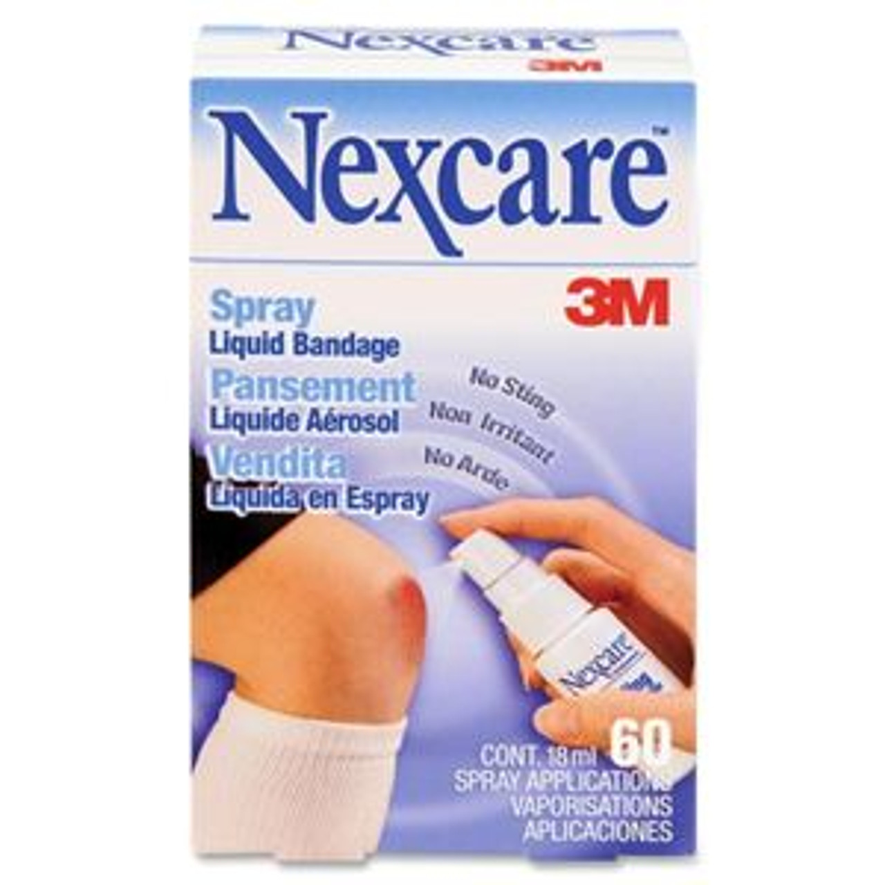 BX/1  BANDAGE LIQUID SPRAY .61OZ NO STING NEXCARE