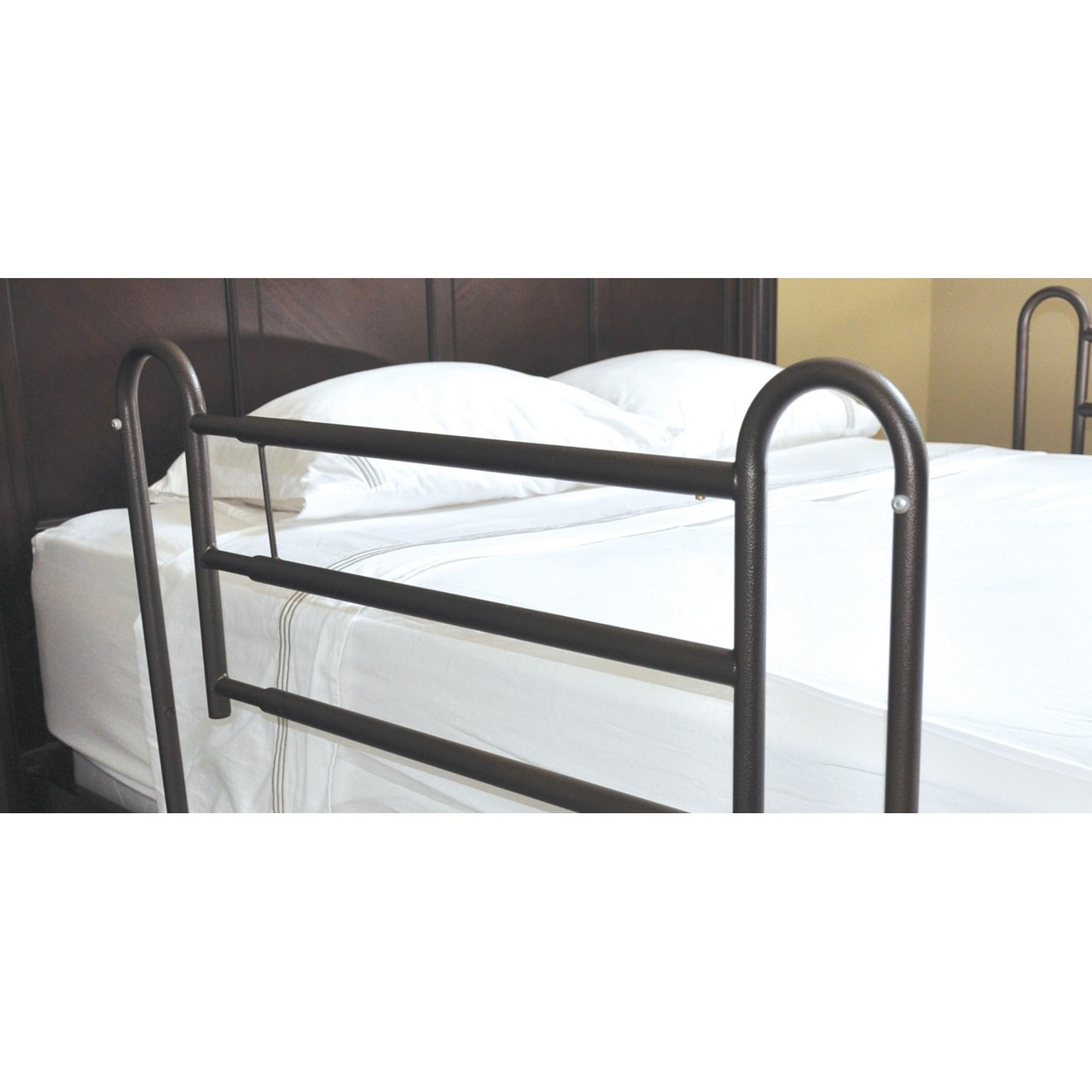 Drive Medical 16500BV Home Bed Style Adjustable Length Bed Rails, 1 Pair (16500BV)