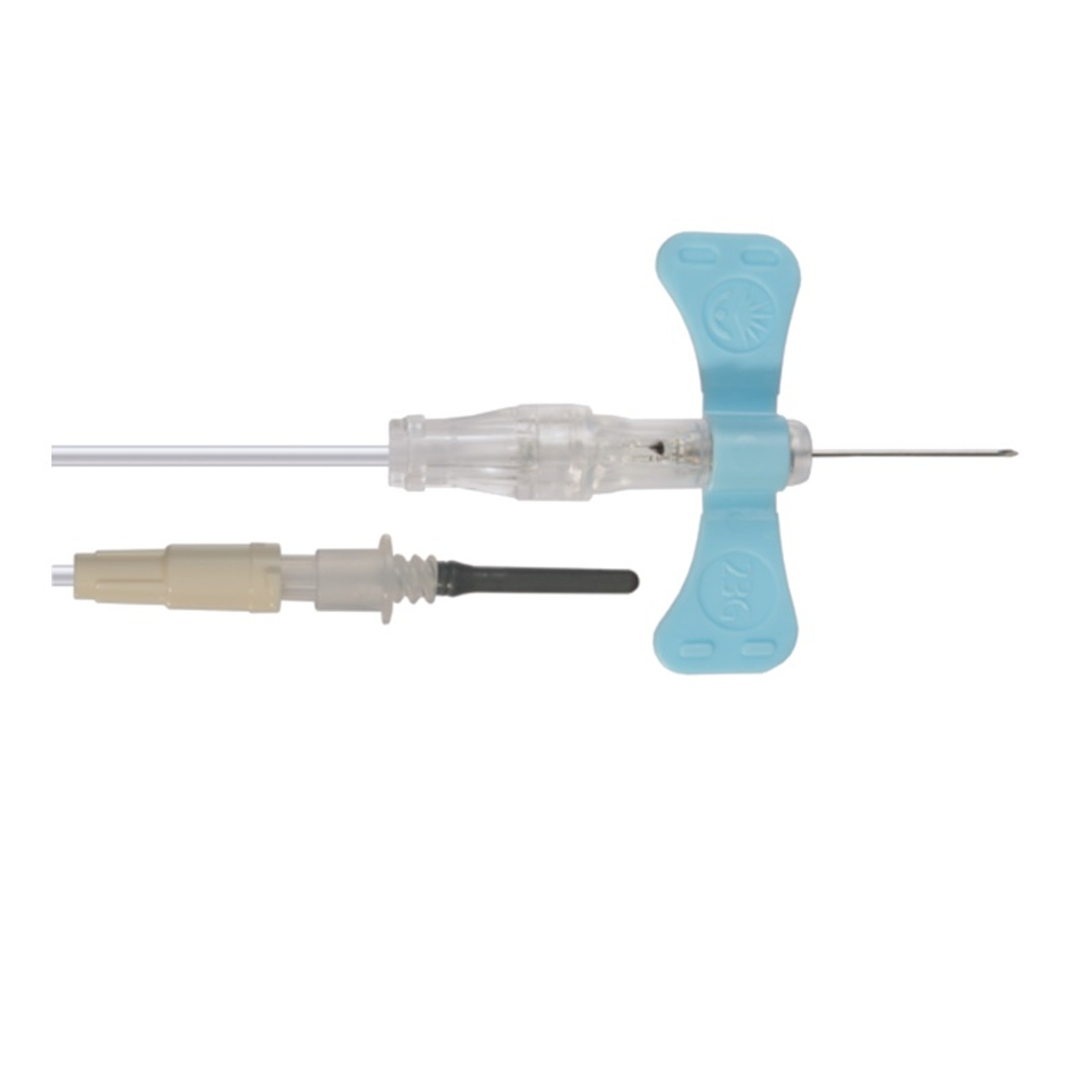 Vacutainer® UltraTouch™ Push Button Blood Collection Set, with L12" Tubing and Luer Adapter, L0.75" OD 23GA BX/50