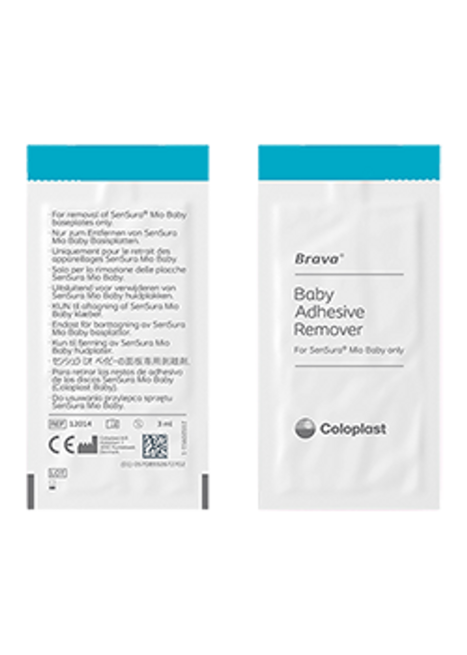 BX/30 BRAVA BABY ADHESIVE REMOVER WIPE