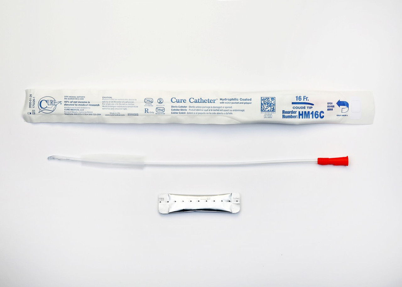 BX/30 CURE INTERMITTENT 16" COUDE TIP HYDROPHILIC 16FR