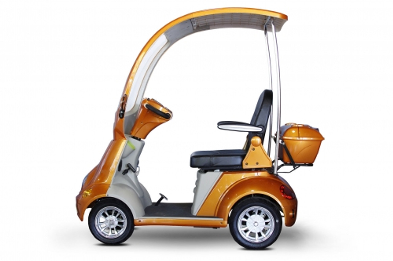 eWheels EW-54 4-Wheel Power Scooter/ Mini Golf Cart (EW-54) Orange