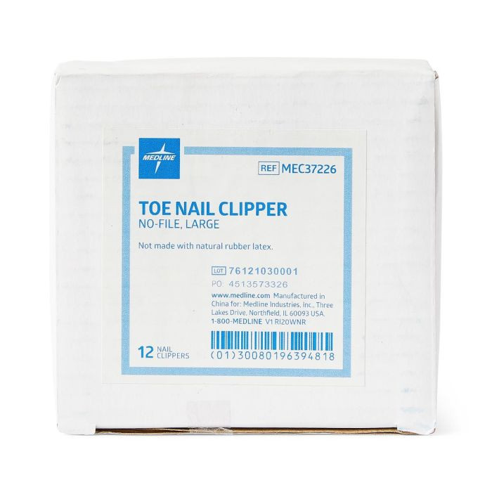 MEC37226 - BX/12 NAIL CLIPPER TOENAIL NO FILE