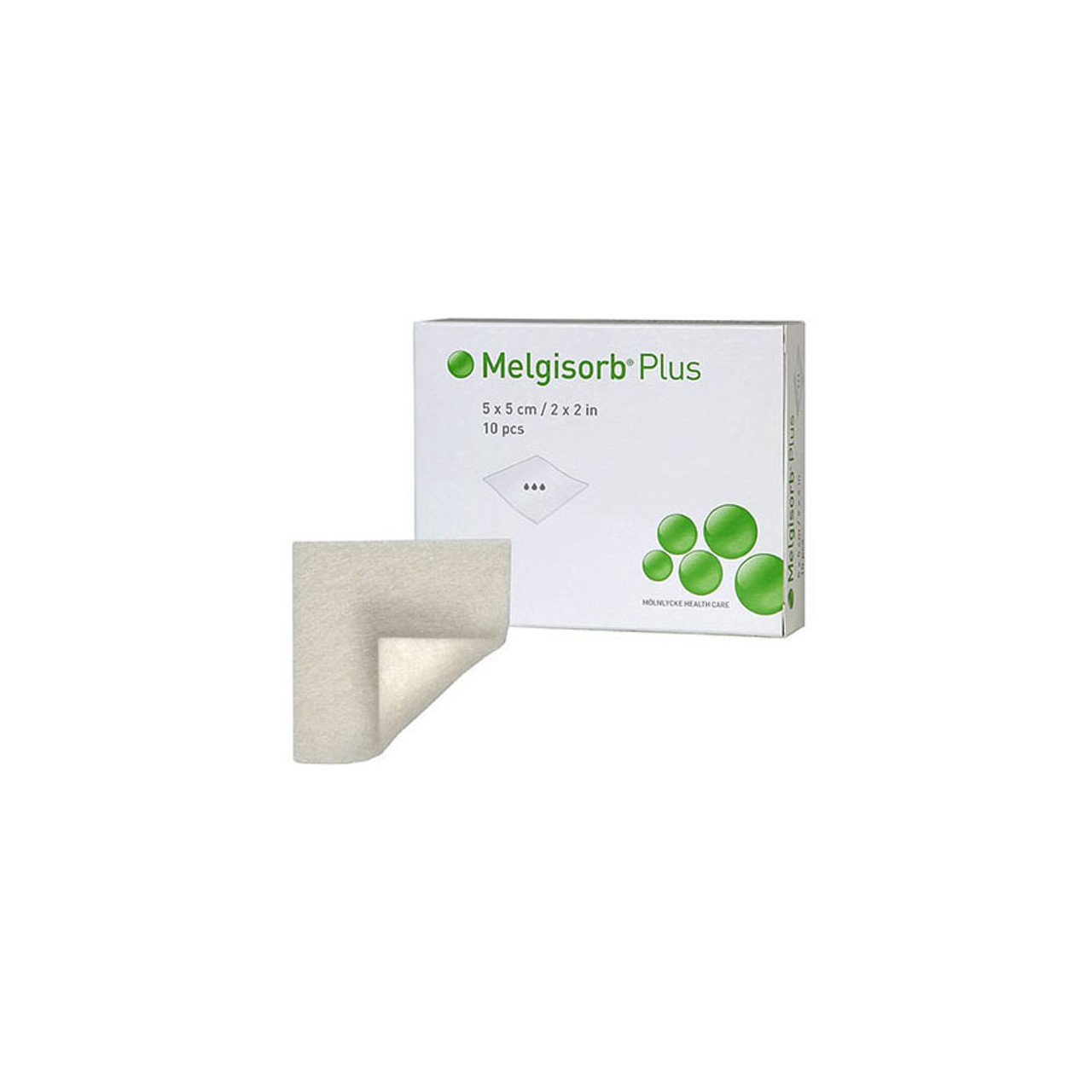 BX/10 MELGISORB PLUS, HIGHLY ABSORBENT CALCIUM ALGINATE DRESSING 5 X 5 CM