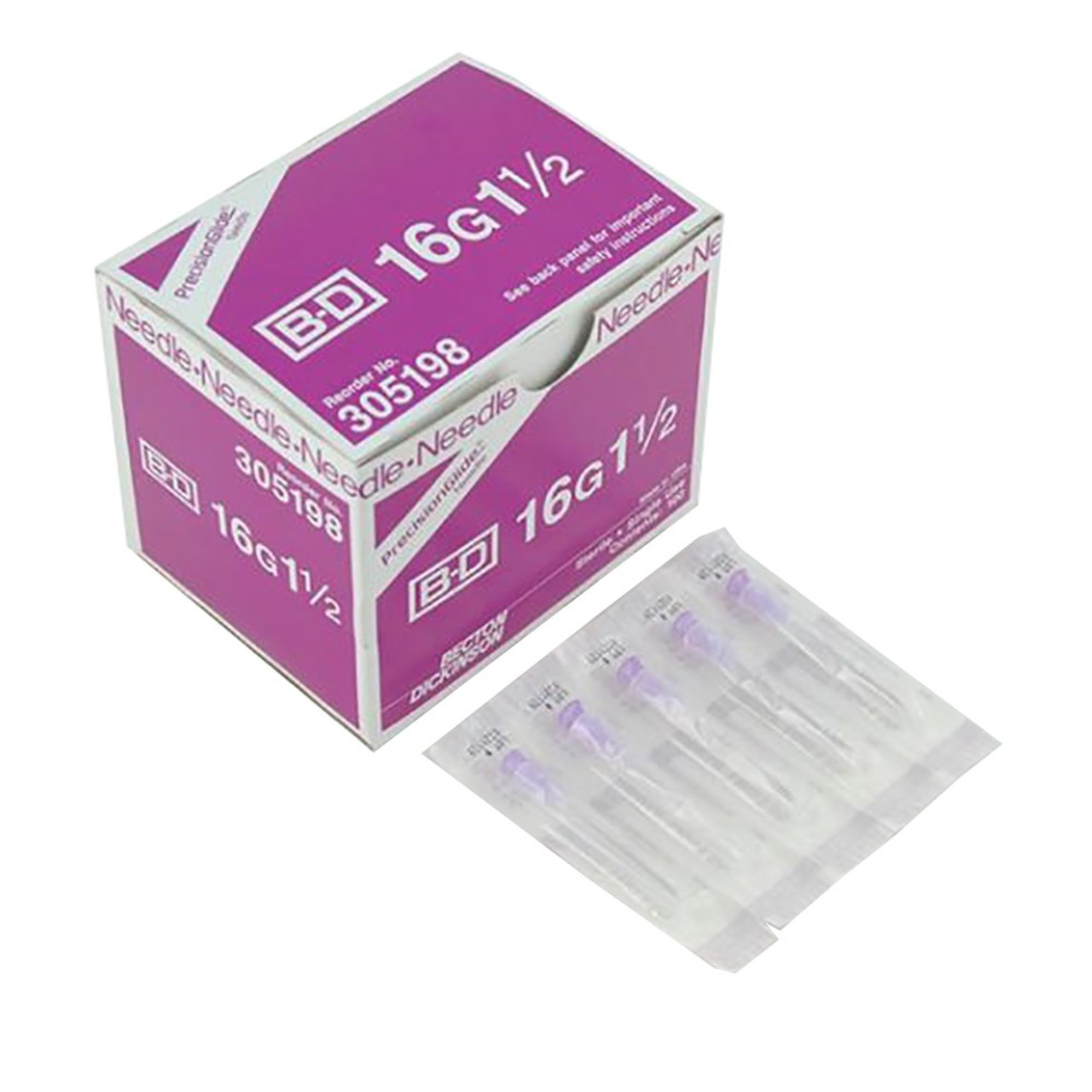◆ AN  です ◆ BD PrecisionGlide Needle 16G x 1.5