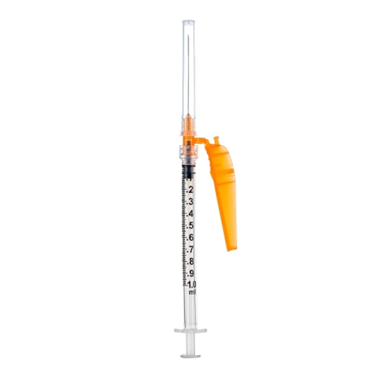 BX/50 - SOL-CARE 1ml Luer Lock Syringe w/Safety Needle 23G*1''