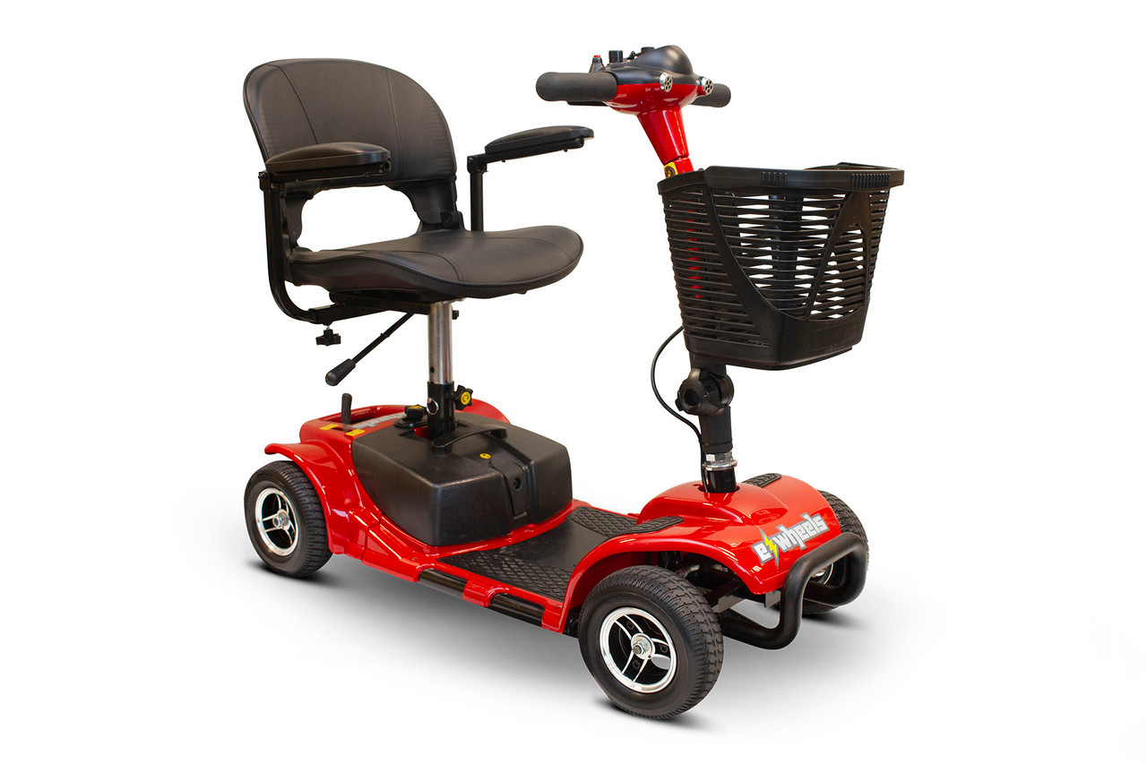 eWheels EW-M34 BLU Mobility Scooter, Red