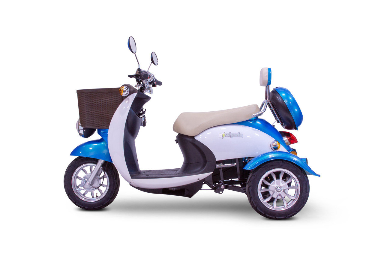 eWheels EW-11 Mobility Scooter Blue and white