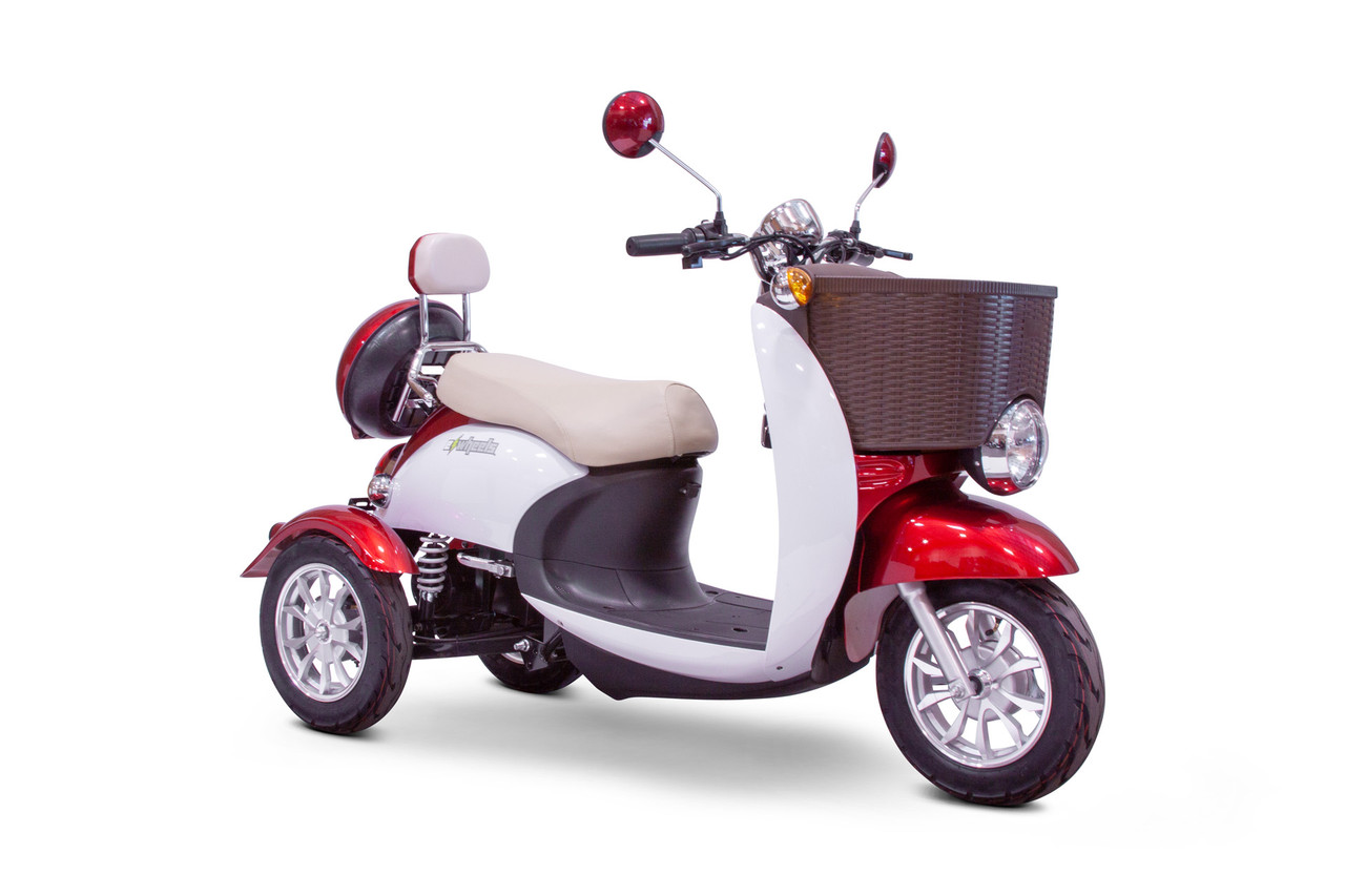 eWheels EW-11 Mobility Scooter Red and white