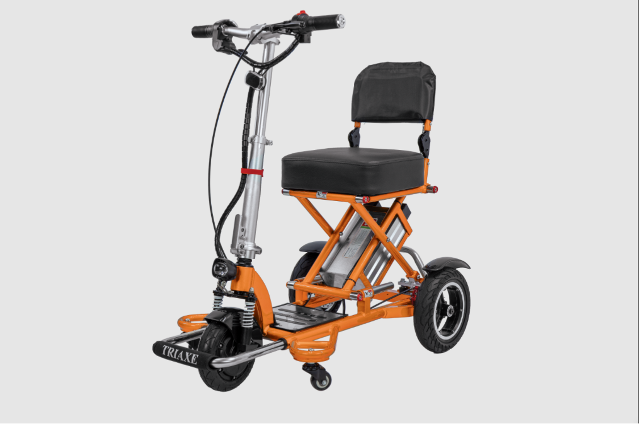 Orange TRIAXE Sport Foldable Scooter