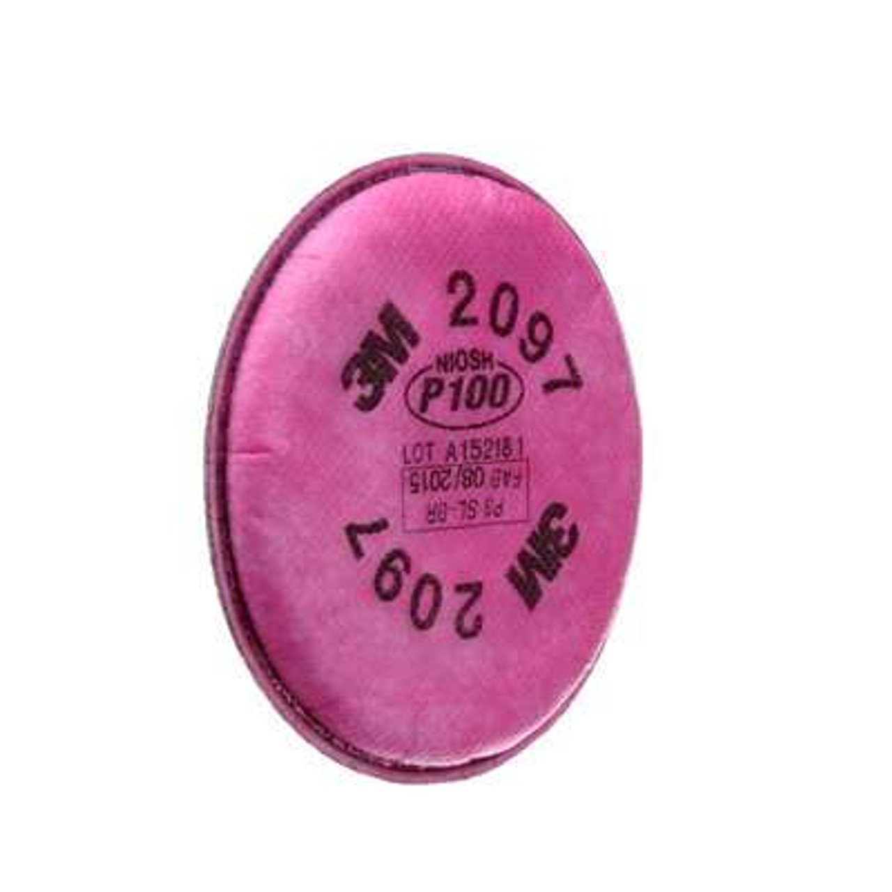 3M 2097 P100 Particulate Filter with Organic Vapor Relief, BX/2, BX