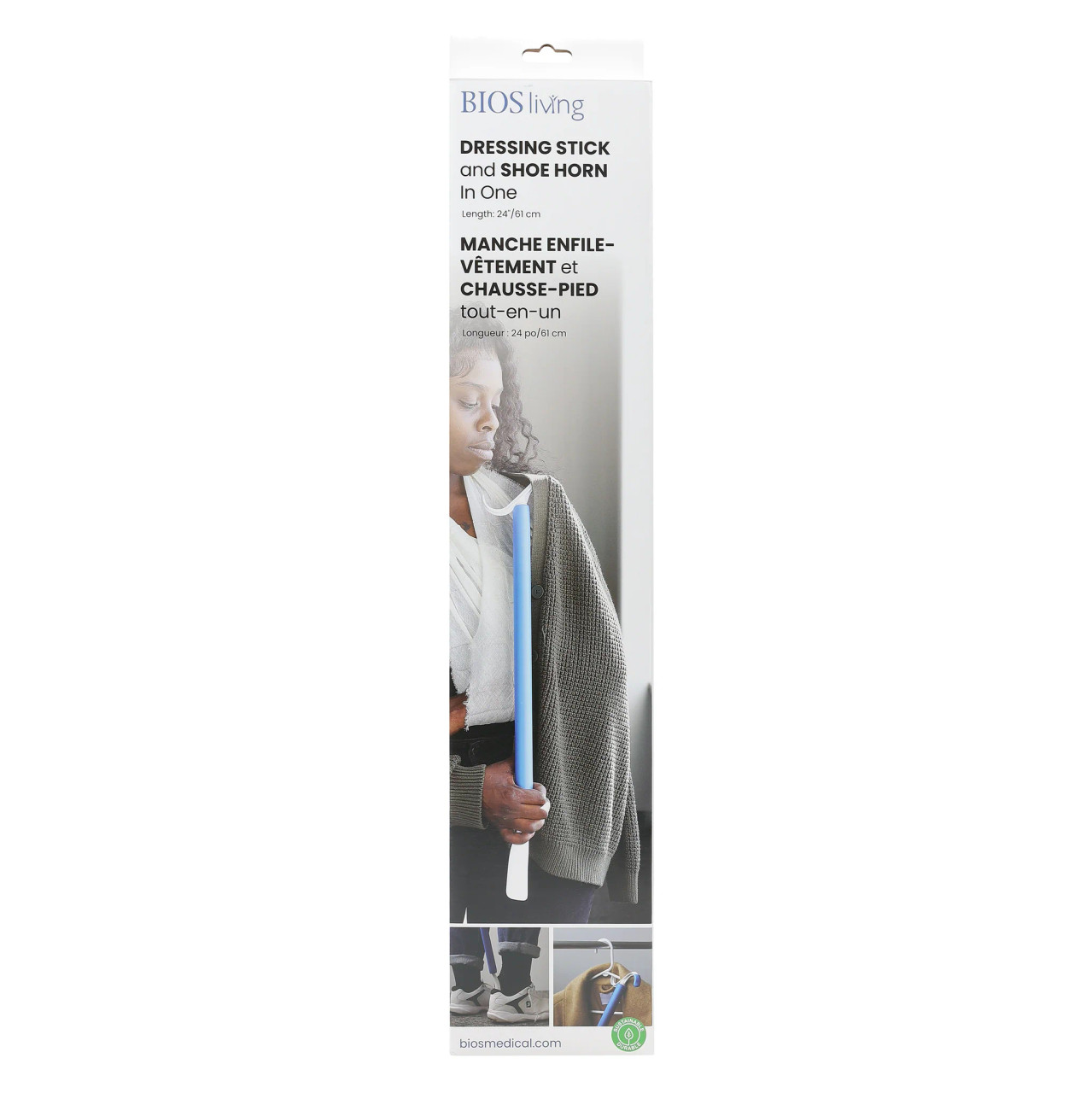 BIOS MEDICAL - BIOS 57030 - EA/1 Dressing Stick & Shoehorn