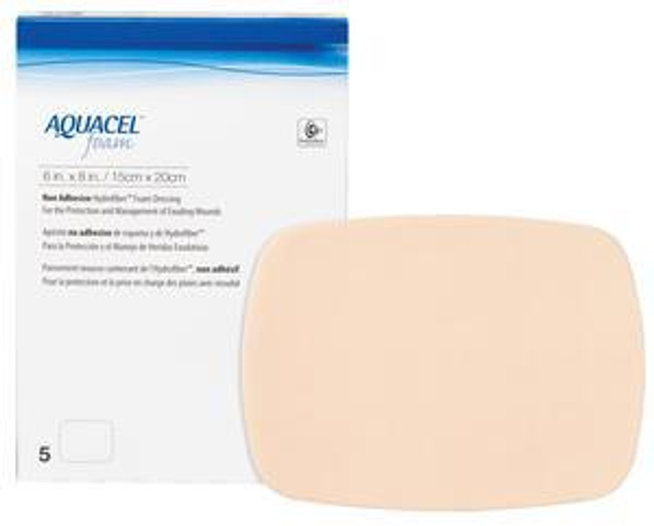 Convatec 420637 AQUACEL NON-ADHESIVE FOAM Dressing, 6" x 8" (420637) (Convatec 420637)