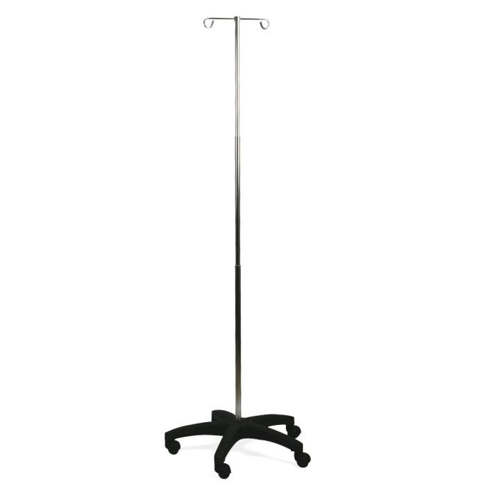 IV STAND MOBILE 2 HOOK WITH 5 CASTER BASE EACH