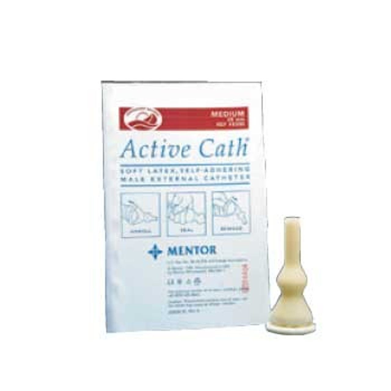 8305 ACTIVE CATH LATEX SELF-ADHERING MALE EXTERNAL CATHETER, SIZE 31MM INTERMEDIATE BX/100 (COL-506240)