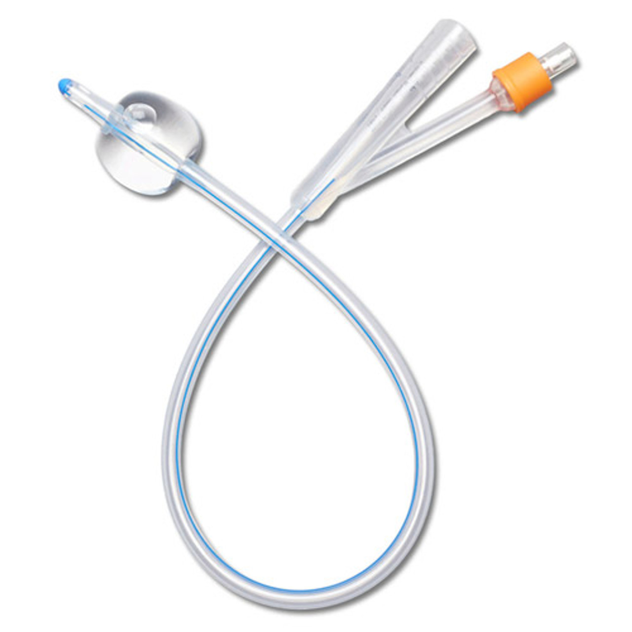 Medline 11532 2-Way Silicone Foley Catheter 16FR 30cc Balloon Capacity, 100% Silicone, Latex-free, Sterile BX/10 (11532)