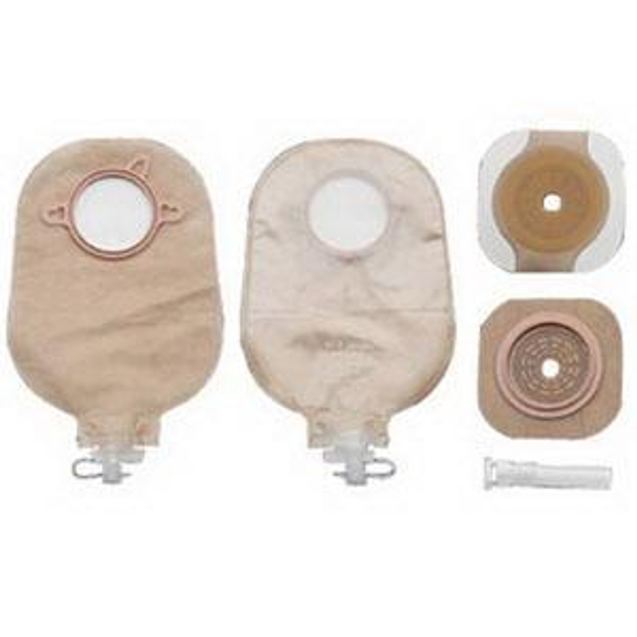 NEW IMAGE KIT FLEXWEAR DRAIN Pouch CLAMP UP TO 3 1/2" BX/5 (HOL-19156) (Hollister 19156)