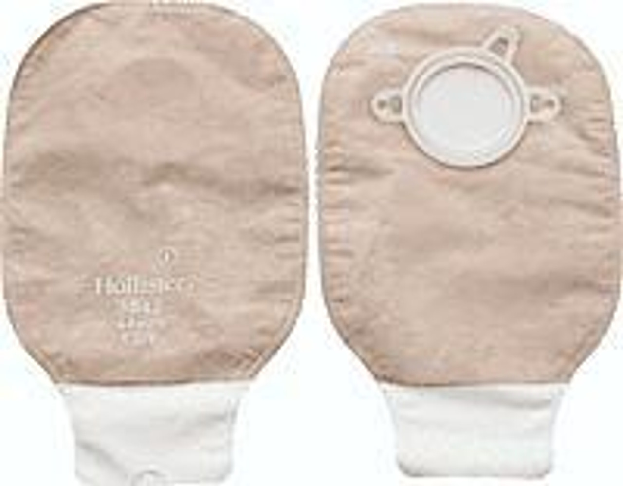 CenterPointLock Drainable Opaque Mini Pouch, 70mm, 2-3/4" - 2-Piece BEIGE BX/10 (HOL-3844) (Hollister 3844)